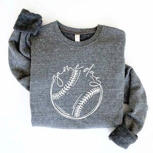 Game Day Oversized Graphic Sweatshirt